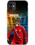 Funda para móvil personalizada 'Russia Doggos Soccer'