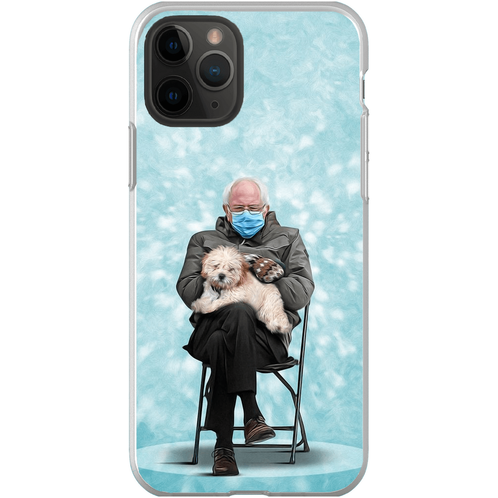 Funda para móvil personalizada &#39;Bernard y su mascota&#39;