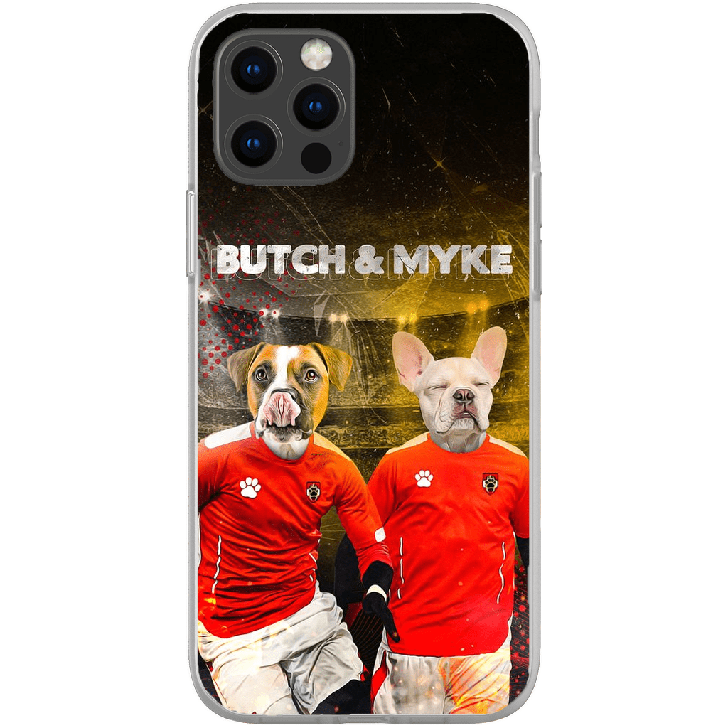 &#39;Austria Doggos&#39; Funda personalizada para teléfono con 2 mascotas