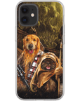 Funda personalizada para teléfono con 2 mascotas 'Chewdogga &amp; Dogg-E-Wok'