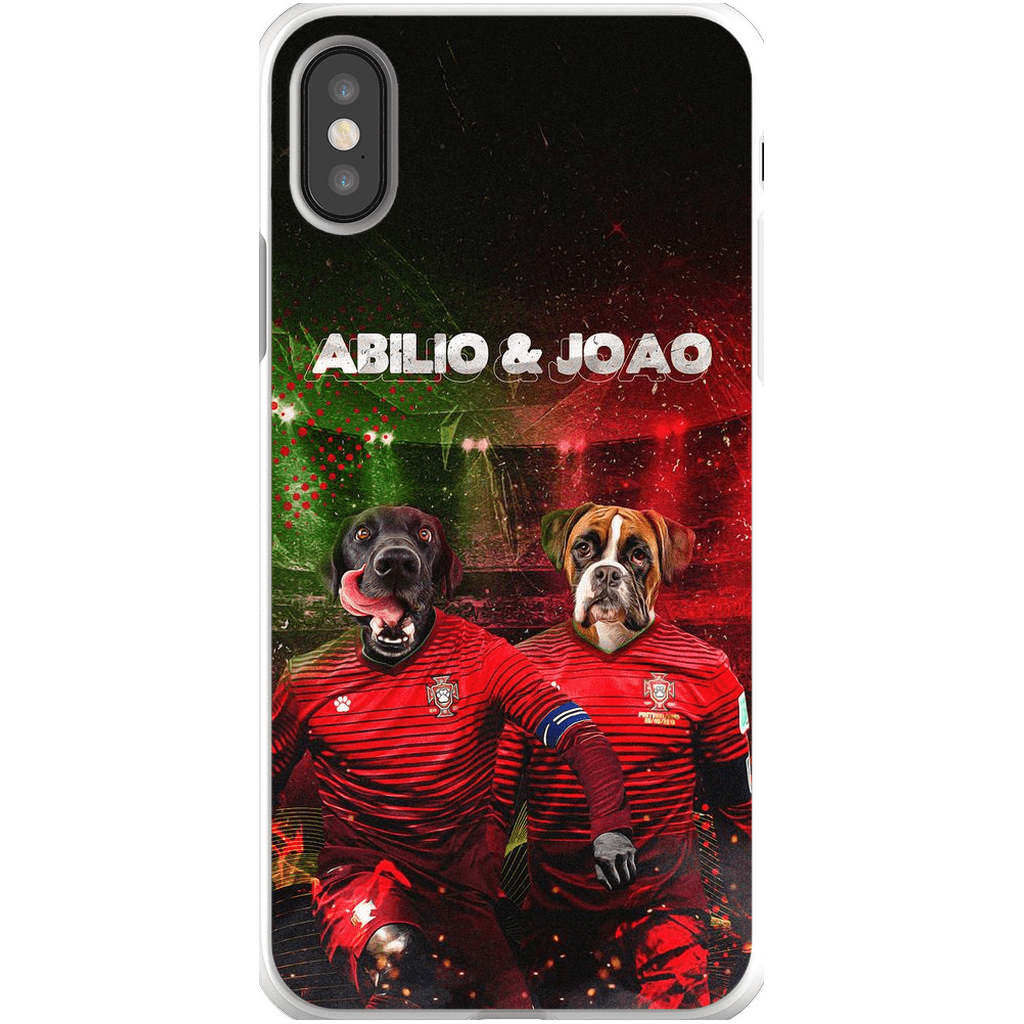 &#39;Portugal Doggos&#39; Funda personalizada para teléfono con 2 mascotas