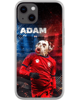 Funda para teléfono personalizada 'Fútbol de Doggos Checos'