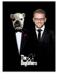 Póster personalizado de mascota/humano 'The Dogfathers'