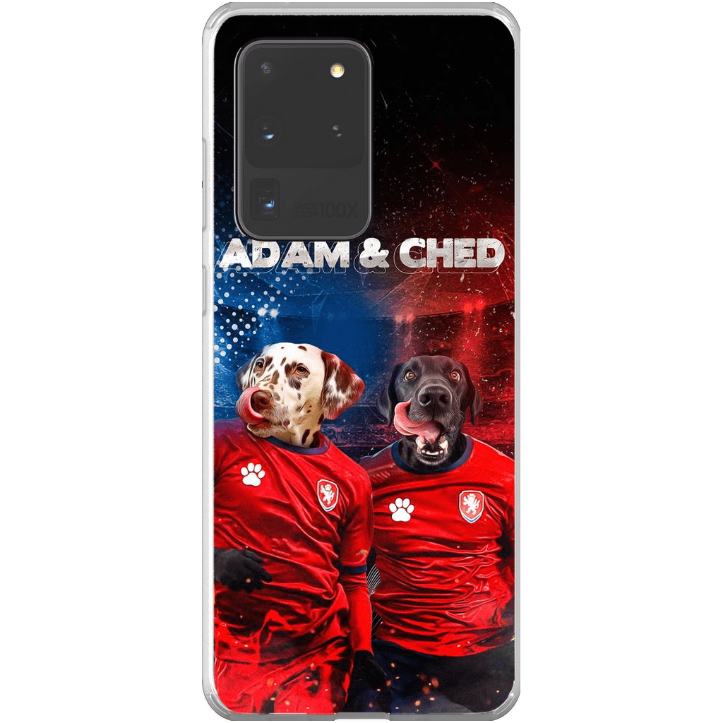 Funda personalizada para teléfono con 2 mascotas &#39;Czech Doggos&#39;