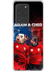 Funda personalizada para teléfono con 2 mascotas 'Czech Doggos'