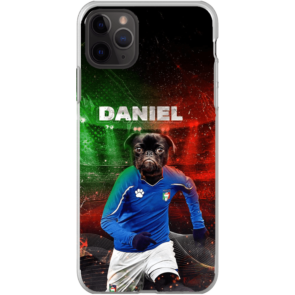 Funda para móvil personalizada &#39;Italia Doggos Soccer&#39;