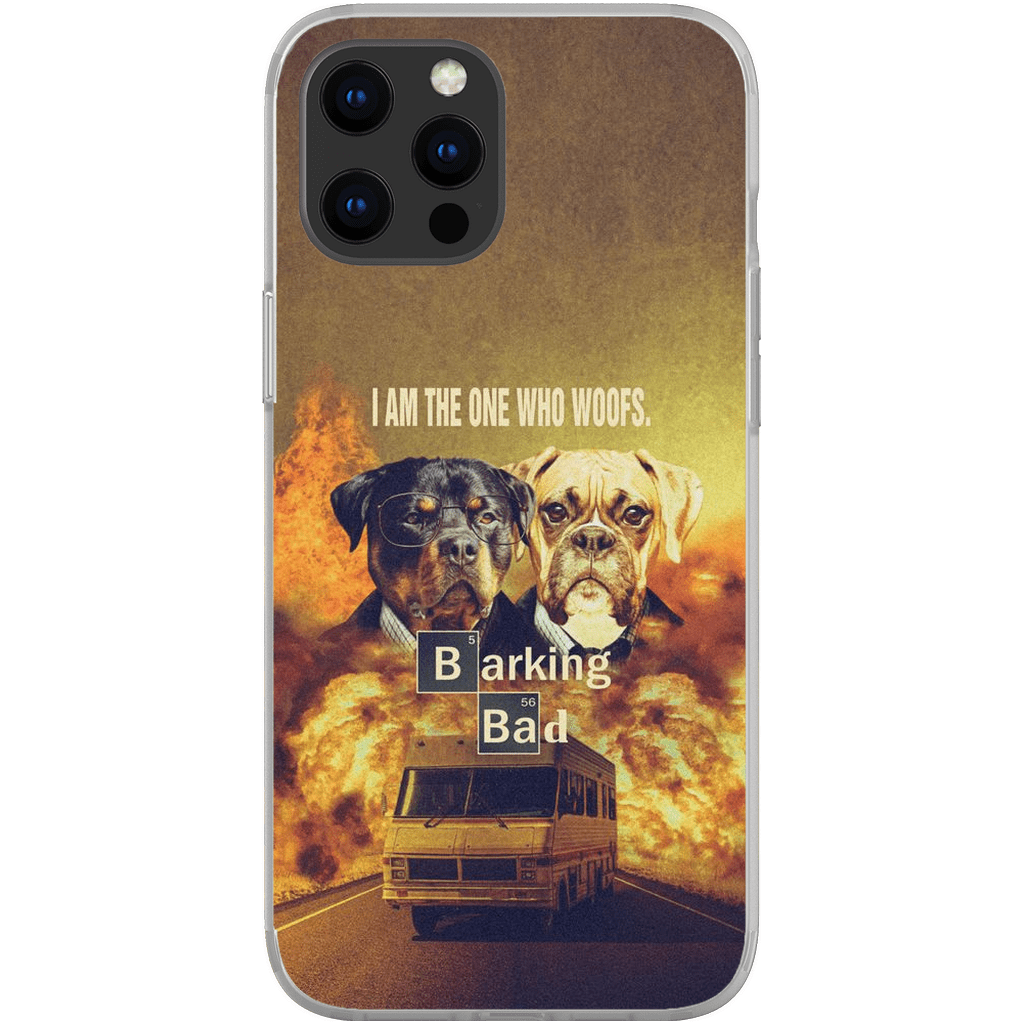 Funda personalizada para teléfono con 2 mascotas &#39;Barking Bad&#39;