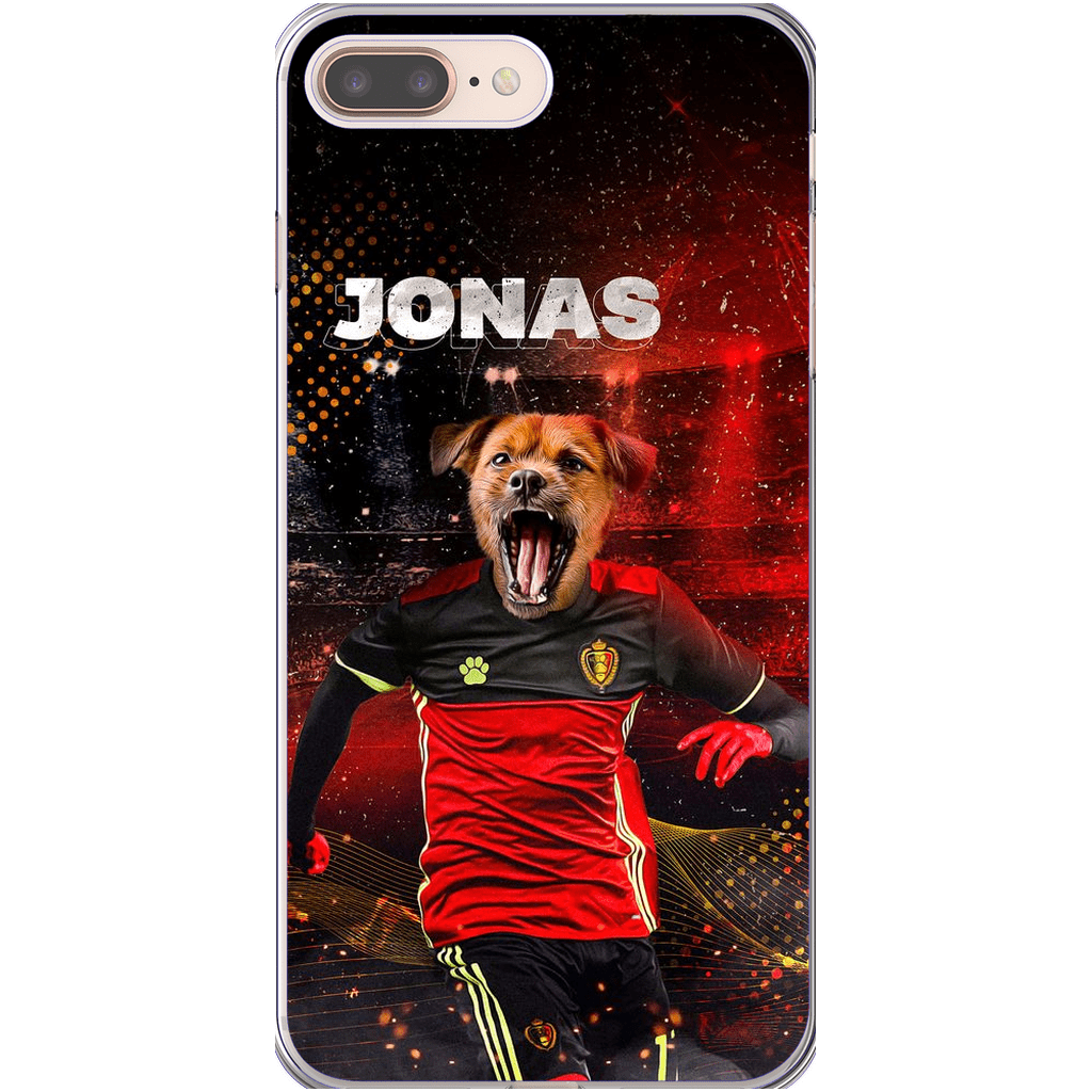 Funda para móvil personalizada &#39;Belgium Doggos Soccer&#39;