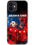 Funda personalizada para teléfono con 2 mascotas 'Czech Doggos'