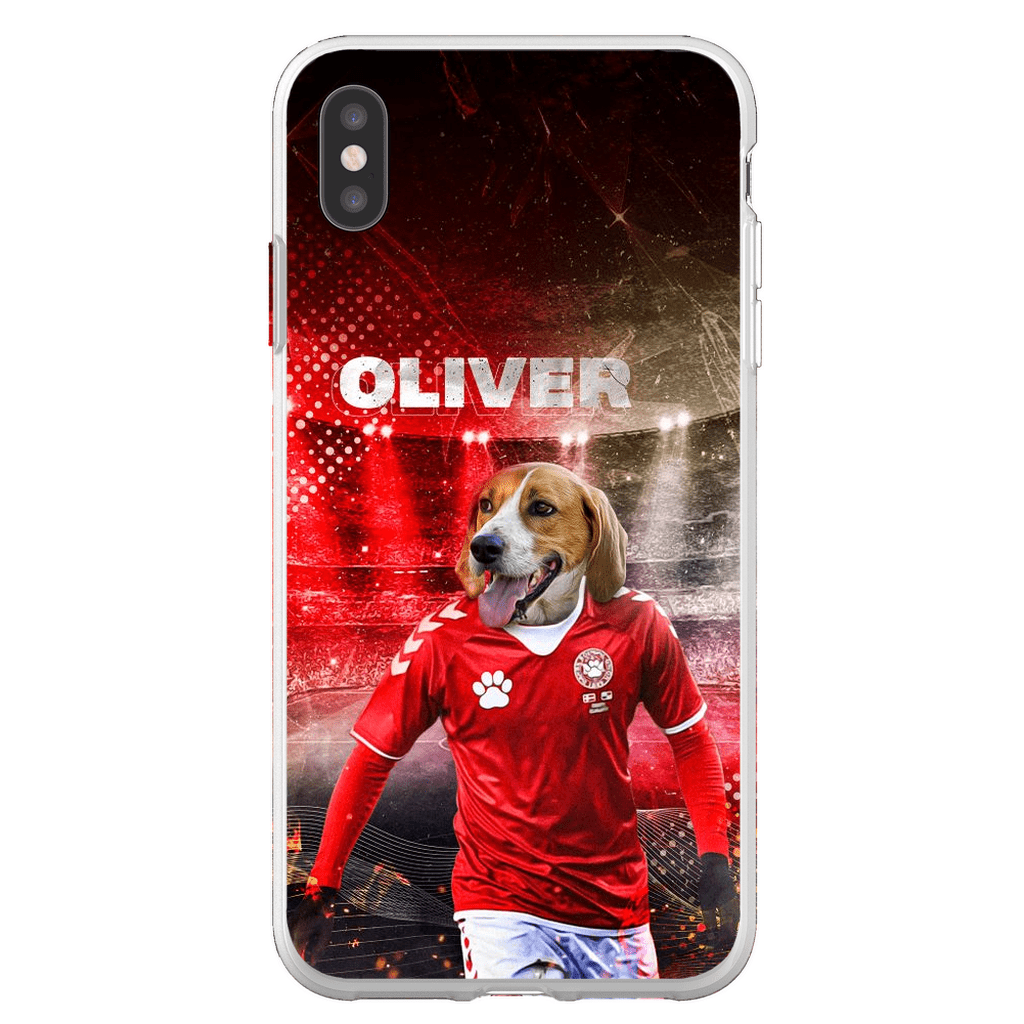 Funda para móvil personalizada &#39;Dinamarca Doggos Soccer&#39;