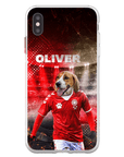 Funda para móvil personalizada 'Dinamarca Doggos Soccer'