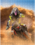 Puzzle personalizado para mascotas 'El piloto de motocross'