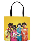 Bolsa de tela personalizada para 4 mascotas 'The Doggo Beatles'