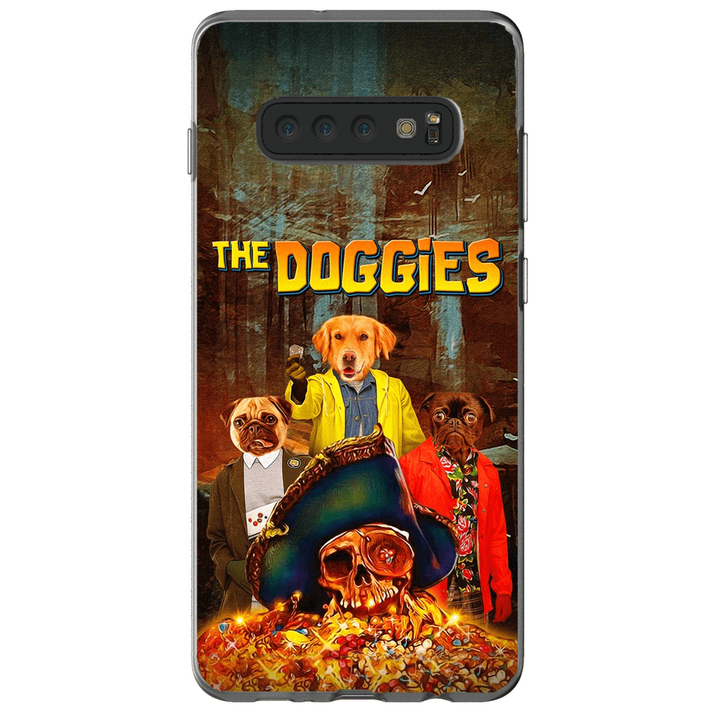 &#39;The Doggies&#39; Funda personalizada para teléfono con 3 mascotas