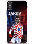 Funda para móvil personalizada 'Croacia Doggos Soccer'