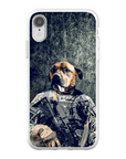 Funda para teléfono personalizada 'El veterano del ejército'