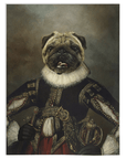 Manta personalizada para mascotas 'William Dogspeare'