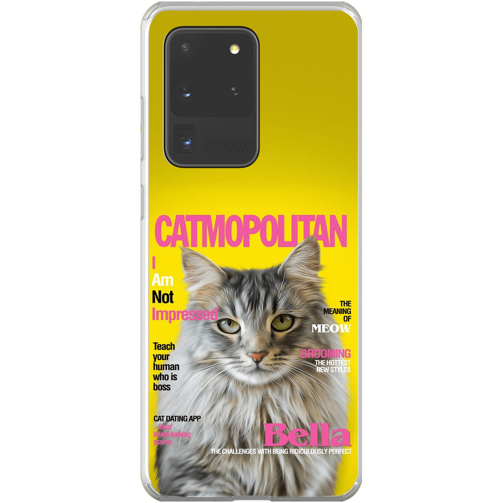 Funda para móvil personalizada &#39;Catmopolitan&#39;