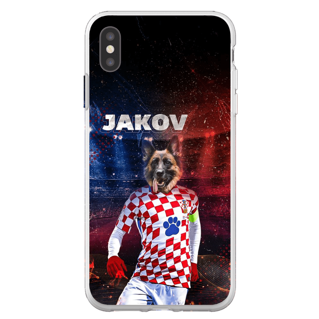 Funda para móvil personalizada &#39;Croacia Doggos Soccer&#39;