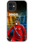 Funda para móvil personalizada 'Russia Doggos Soccer'