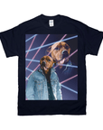 Camiseta personalizada para mascotas '1980s Lazer Portrait'