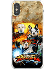 'Street Doggos' Funda personalizada para teléfono con 3 mascotas