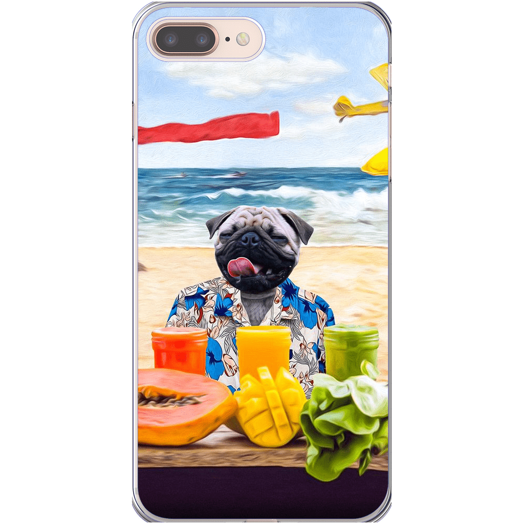 Funda para móvil personalizada &#39;El perro de la playa&#39;