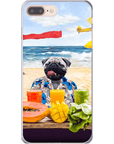 Funda para móvil personalizada 'El perro de la playa'