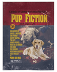 Manta personalizada para 2 mascotas 'Pup Fiction' 