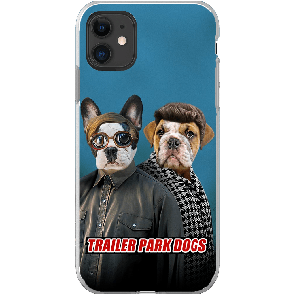 &#39;Trailer Park Dogs 2&#39; Funda personalizada para teléfono con 2 mascotas