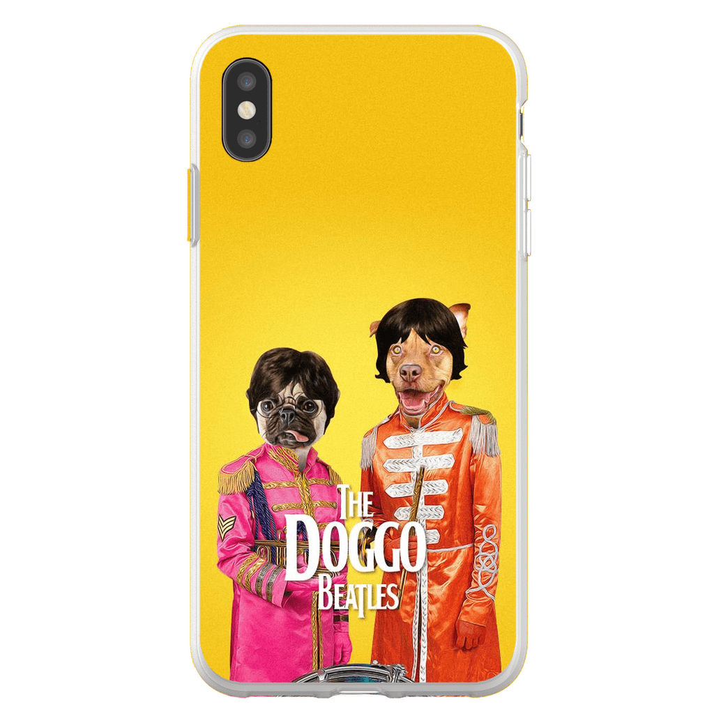 Funda personalizada para teléfono con 2 mascotas &#39;The Doggo Beatles&#39;