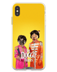 Funda personalizada para teléfono con 2 mascotas 'The Doggo Beatles'