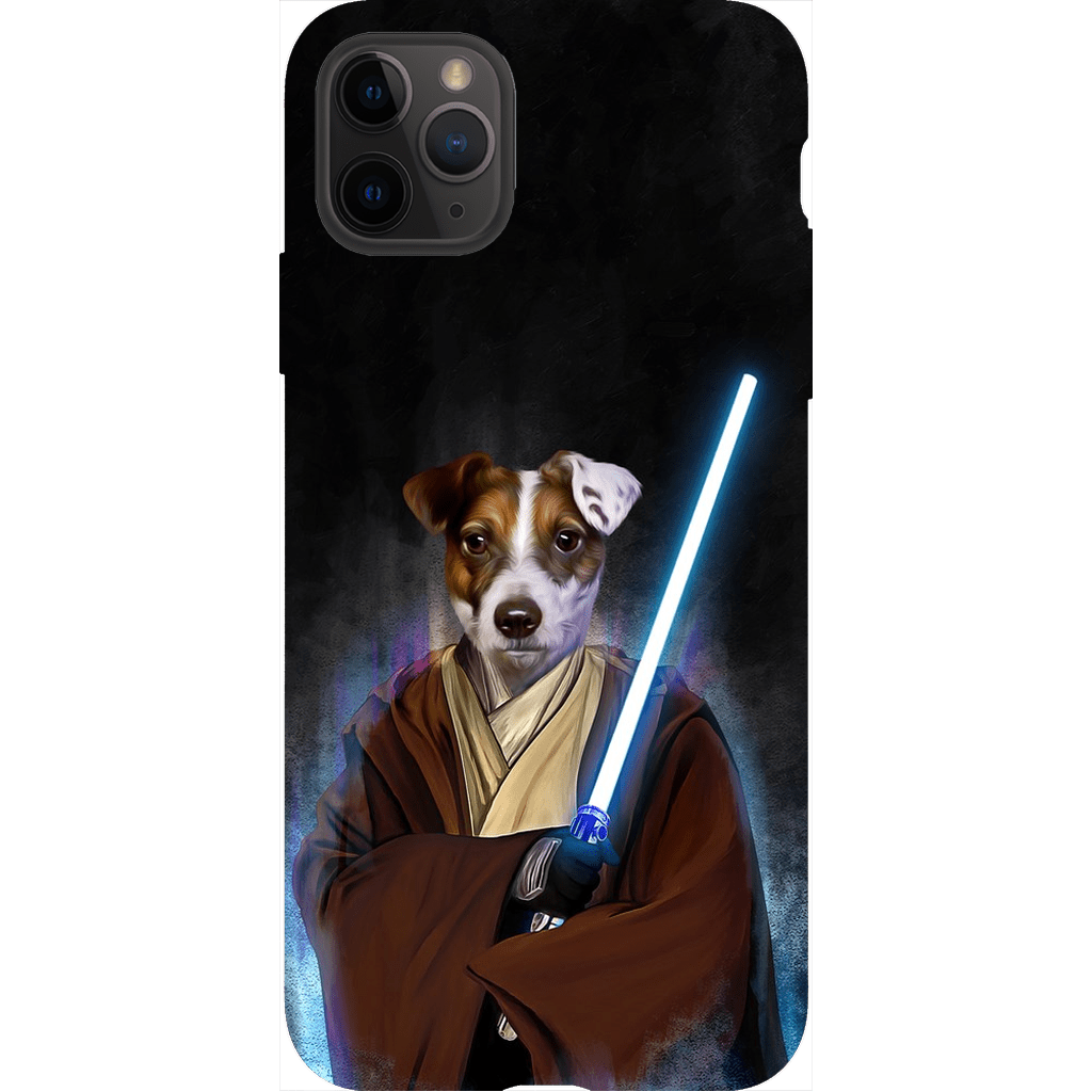 Funda para móvil personalizada &#39;Doggo-Jedi&#39;