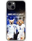 Funda personalizada para teléfono con 2 mascotas 'England Doggos'