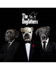 Puzzle personalizado de 3 mascotas 'The Dogfathers'