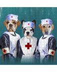 Puzzle personalizado de 3 mascotas 'Las Enfermeras'