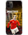 Funda para móvil personalizada 'Austria Doggos Soccer'