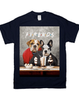 Camiseta personalizada para 2 mascotas 'Furends'