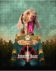 Rompecabezas personalizado para mascotas 'Jurassic Bark'