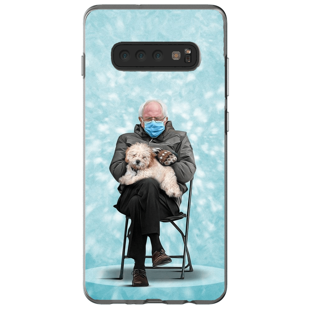 Funda para móvil personalizada &#39;Bernard y su mascota&#39;