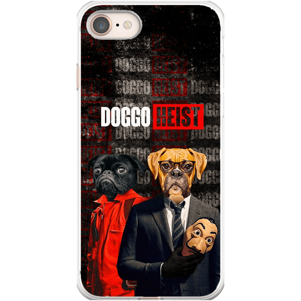 Funda personalizada para teléfono con 2 mascotas &#39;Doggo Heist&#39;