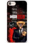 Funda personalizada para teléfono con 2 mascotas 'Doggo Heist'