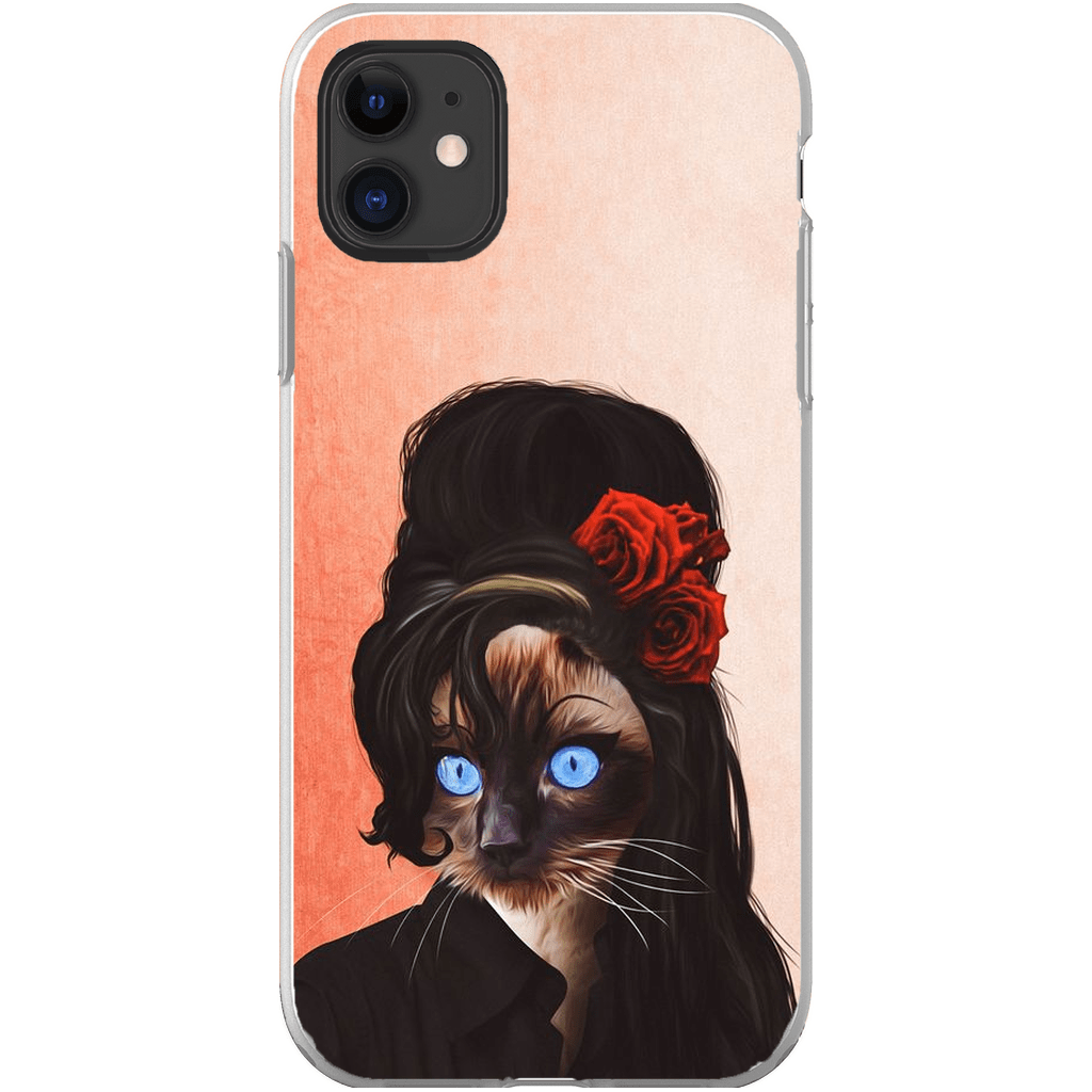 Funda personalizada para teléfono &#39;Amy Cathouse&#39;