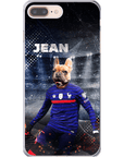 Funda para teléfono personalizada 'France Doggos Soccer'