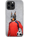 Funda para móvil personalizada 'El portero de fútbol'