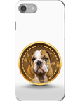 Funda para teléfono personalizada 'Crypto personalizado (tu perro)'