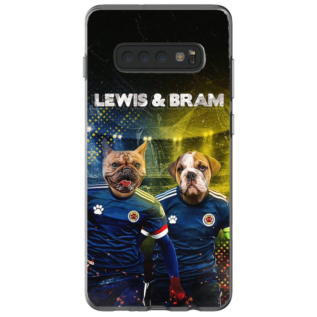 Funda personalizada para teléfono con 2 mascotas &#39;Scotland Doggos&#39;