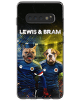 Funda personalizada para teléfono con 2 mascotas 'Scotland Doggos'