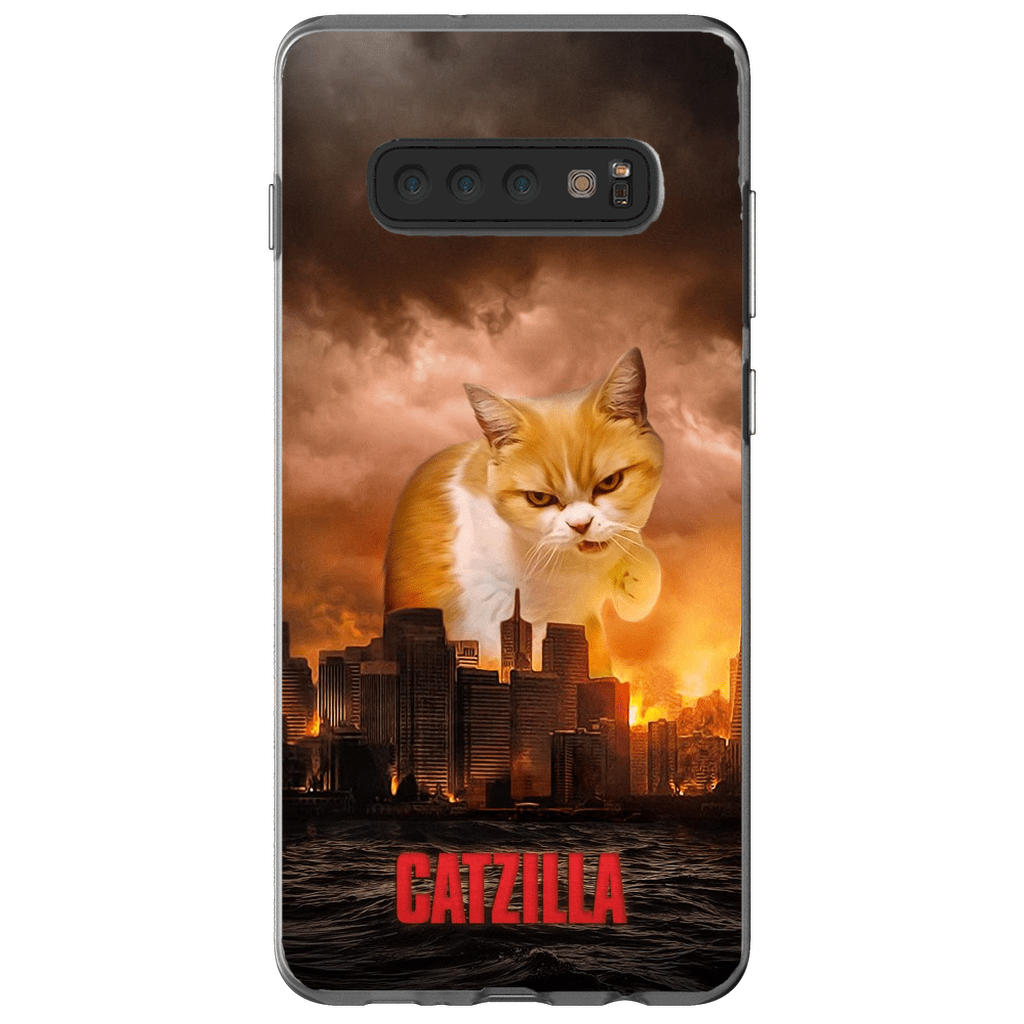 Funda para móvil personalizada &#39;Catzilla&#39;