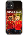 'Spain Doggos' Funda personalizada para teléfono con 2 mascotas